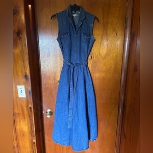 Vintage Shyanne Denim Sleeveless Dress